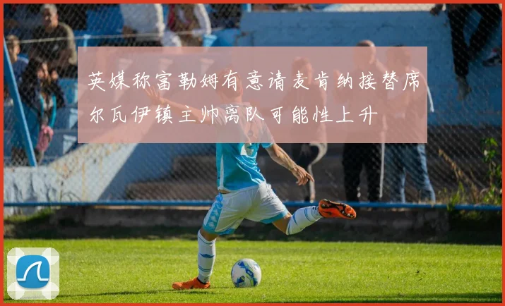 英媒称富勒姆有意请麦肯纳接替席尔瓦伊镇主帅离队可能性上升